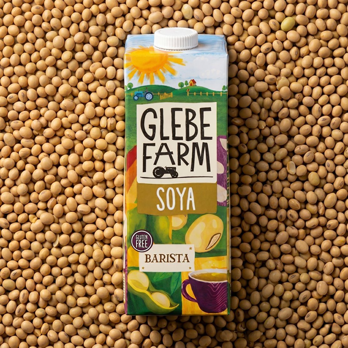 Glebe Farm Soya Milk 1 Litre Poly Bottle